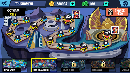 Stickman Heroes: Battle of God ekran görüntüsü
