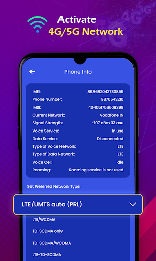 5G 4G FORCE LTE MODE ekran görüntüsü