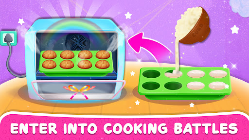 Unicorn Kitchen Set Cooking ekran görüntüsü