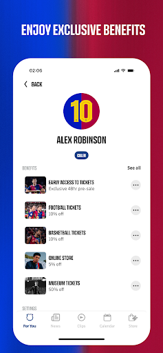 FC Barcelona Official App ekran görüntüsü