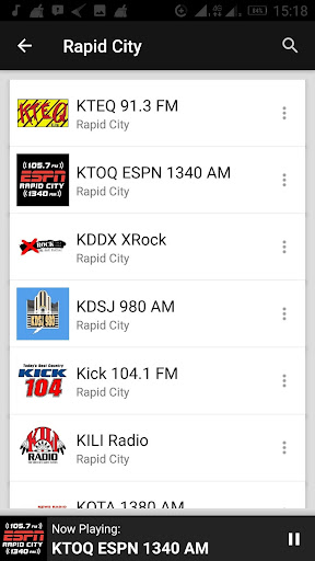 South Dakota Radio Stations ekran görüntüsü