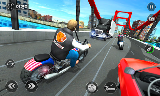Gangster City Bike Racing Game ekran görüntüsü