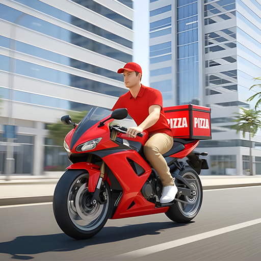 kız motor Pizza teslimat
