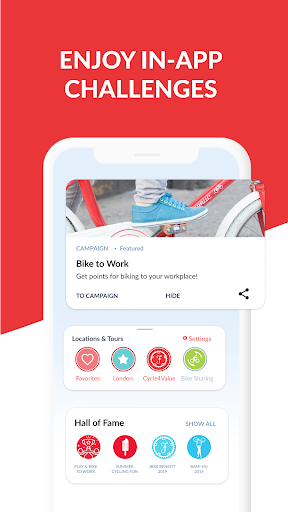 Bike Citizens Cycling App GPS ekran görüntüsü