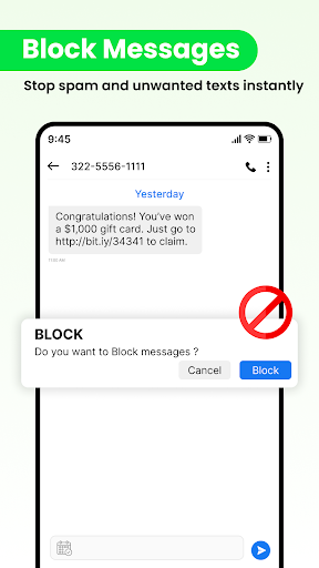 Messages: SMS Messenger Home ekran görüntüsü