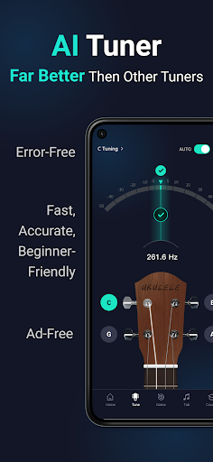 ukulele tuner - TunerMate ekran görüntüsü