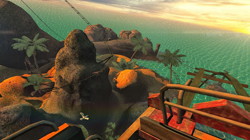 VR Roller Coaster Sunset ekran görüntüsü