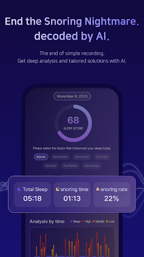 SleepisolBio: sleep, alarm ekran görüntüsü