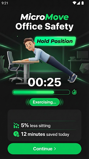 Move Work-5 Min Office Workout ekran görüntüsü