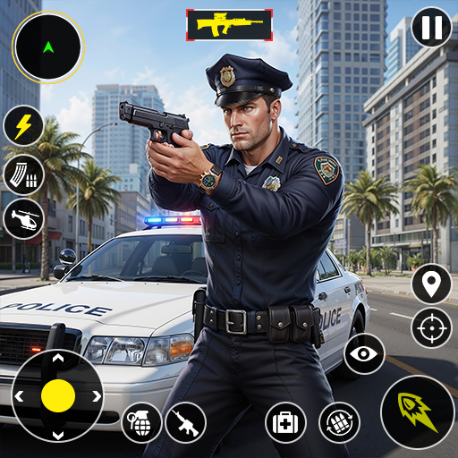 Police Car Chase Cop Sim Games