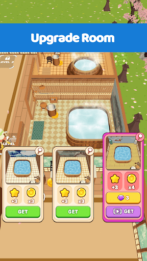 Kawaii HotSpring: Idle Tycoon ekran görüntüsü