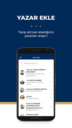 Yazar Turu ekran görüntüsü