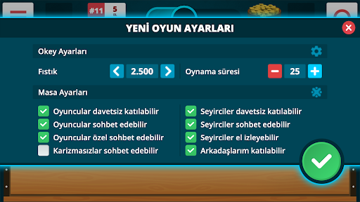 Okey Online ekran görüntüsü