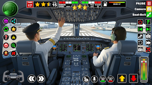 Passenger Airplane Flight Game ekran görüntüsü