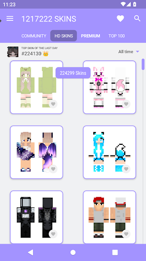 Skins-MASTER for Minecraft ekran görüntüsü