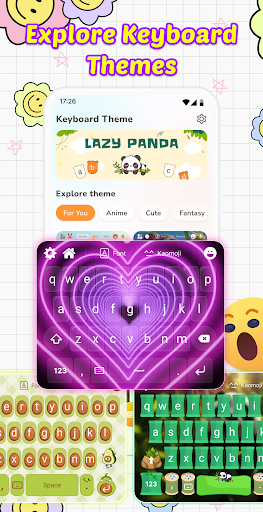 Keyboard Themes: Fonts & Emoji ekran görüntüsü