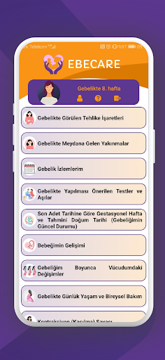 Ebecare ekran görüntüsü