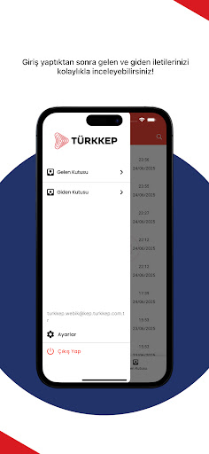 TÜRKKEP Mobil KEP ekran görüntüsü