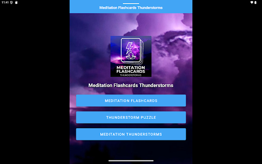 Meditation Flashcards Thunder ekran görüntüsü
