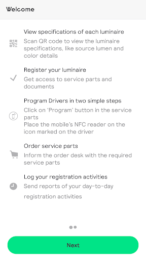 Signify Service Tag ekran görüntüsü