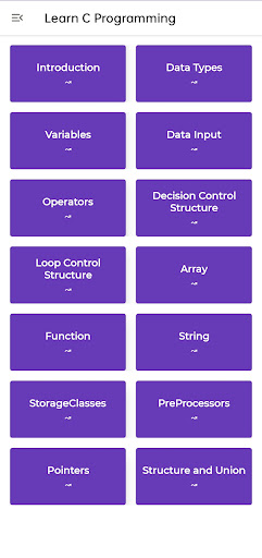 C Programming App ekran görüntüsü