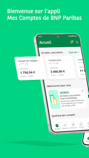 Mes Comptes BNP Paribas ekran görüntüsü