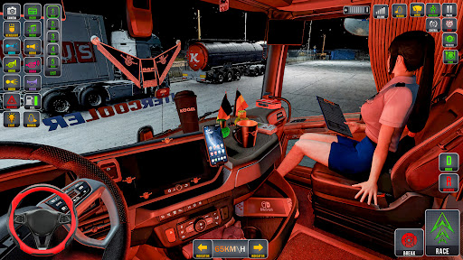 American Truck Cargo Games Sim ekran görüntüsü
