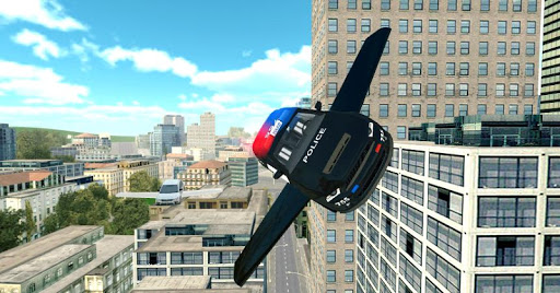 Flying Police Car Simulator ekran görüntüsü
