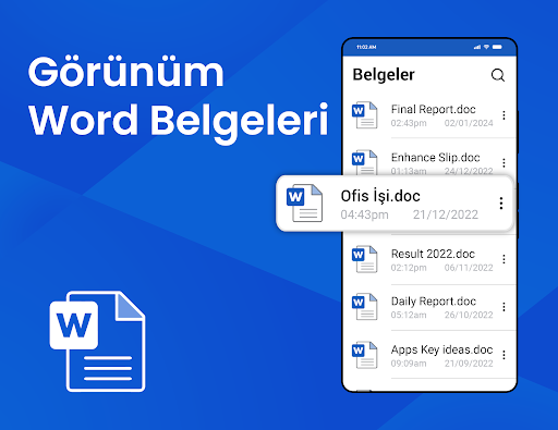 Docx Dosyası Açma: Docx Reader ekran görüntüsü