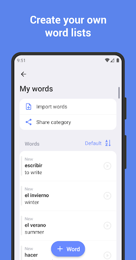 Learn Spanish with flashcards! ekran görüntüsü