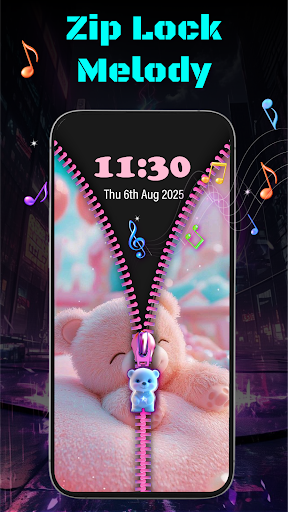 Wallpaper & Zipper Lock Screen ekran görüntüsü