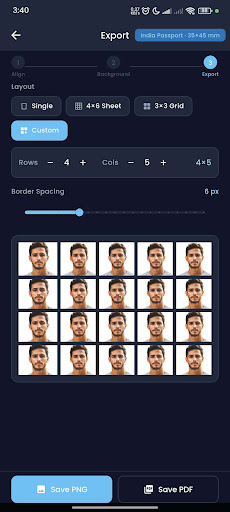 Passport Size Ai Photo Maker ekran görüntüsü