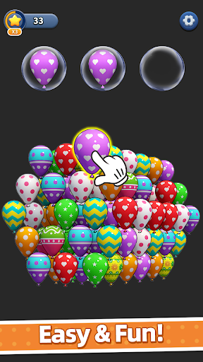 Balloon Triple Match: Match 3D ekran görüntüsü