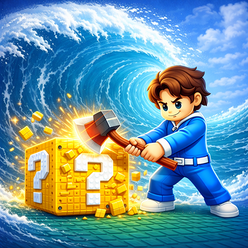 Escape Tsunami: Lucky Block