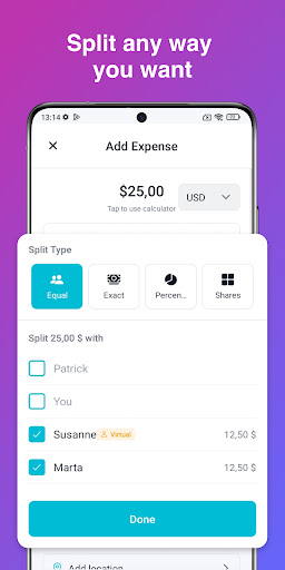 ShareCost: Bill Splitter ekran görüntüsü