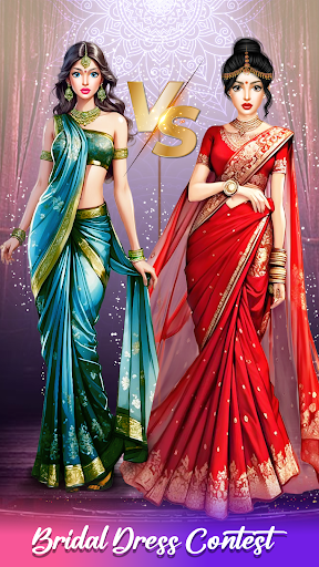 Indian Fashion Makeup Dress up ekran görüntüsü