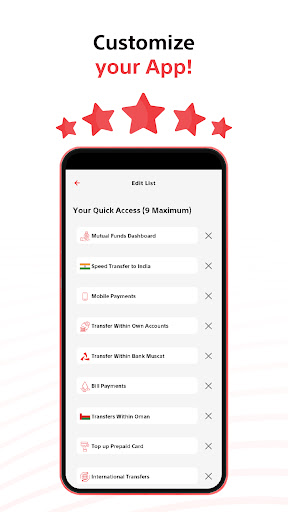 Bank Muscat Mobile banking ekran görüntüsü