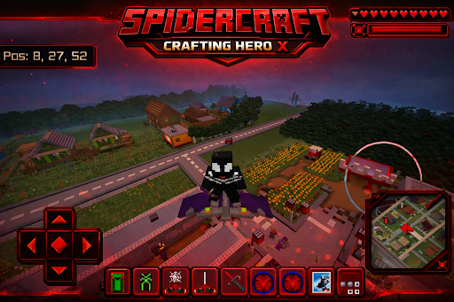SPIDERCRAFT : Crafting Hero X ekran görüntüsü
