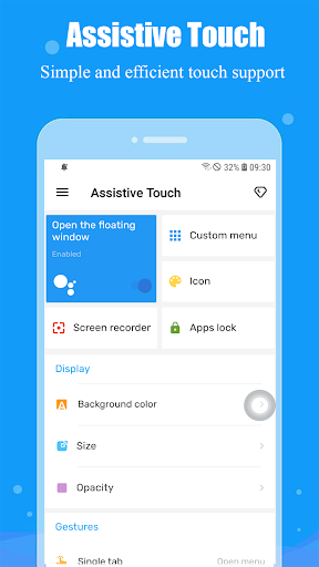 Assistive Touch, Easy Tools ekran görüntüsü