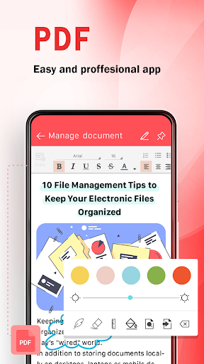 Document Reader - PDF, DOC ekran görüntüsü
