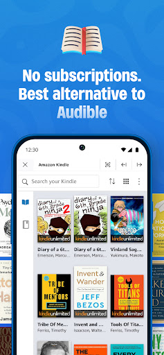 AudioBooks Unlimited to Kindle ekran görüntüsü