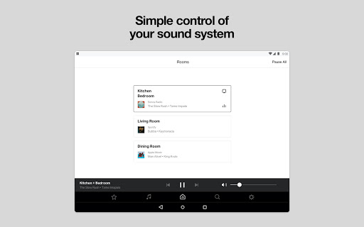 Sonos S1 Controller ekran görüntüsü
