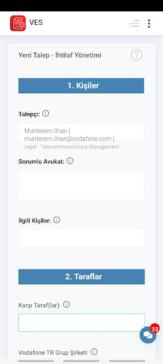 VES ekran görüntüsü
