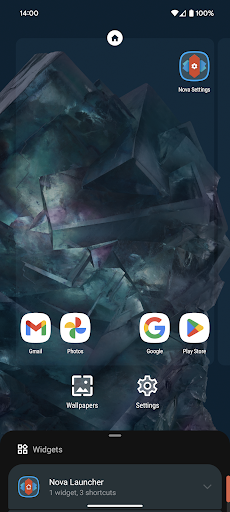 Nova Launcher ekran görüntüsü