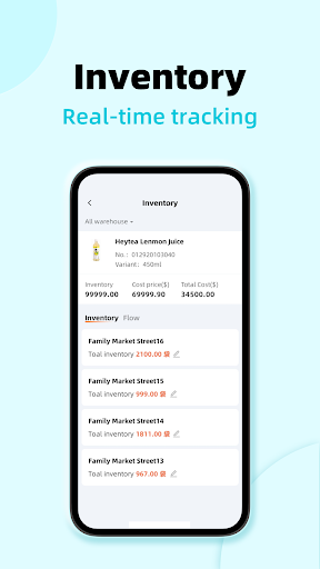 Ailit: inventory&invoice ekran görüntüsü