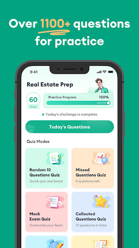 Real Estate Exam Prep Practice ekran görüntüsü