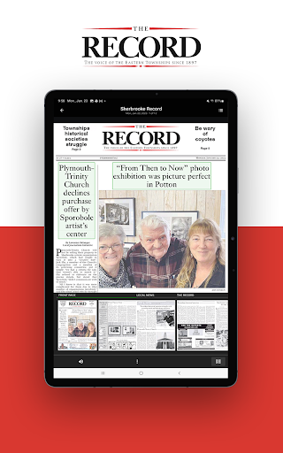 Sherbrooke Record ekran görüntüsü