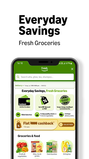 Amazon India Shop, Pay, miniTV ekran görüntüsü
