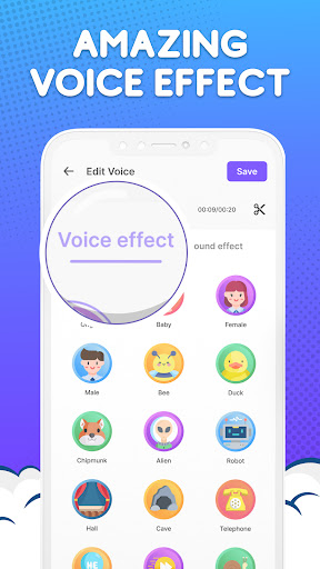Voice Changer by Sound Effects ekran görüntüsü