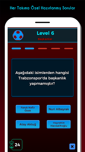 4 Büyük Futbol Bilgi Yarışması ekran görüntüsü